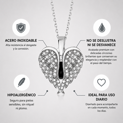 Collar Alas de Ángel Personalizado