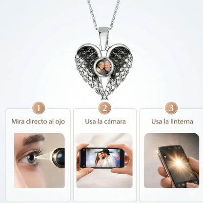 Collar Alas de Ángel Personalizado