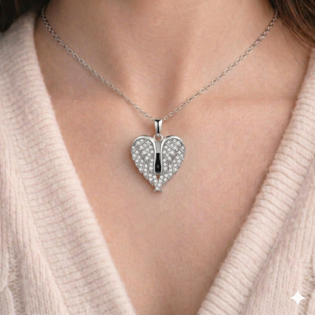 Collar Alas de Ángel Personalizado
